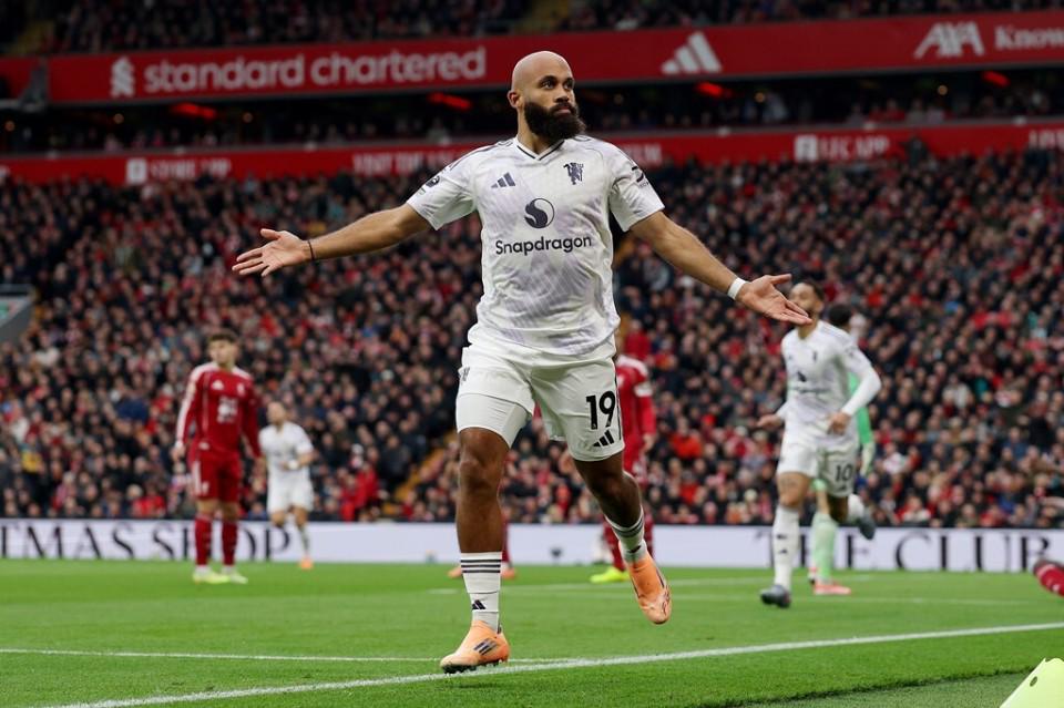 分钟, 曼联的进球