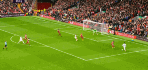 范戴克头球, 做客安菲尔, 卫冕冠军均